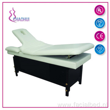 Wood therapeutic massage table